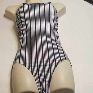 Nautica string in the back one piece swimsuit NWT